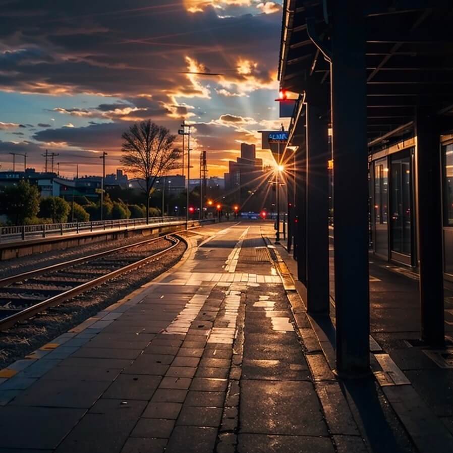 station_sunset